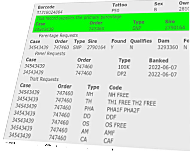 DNA Results Interpretation